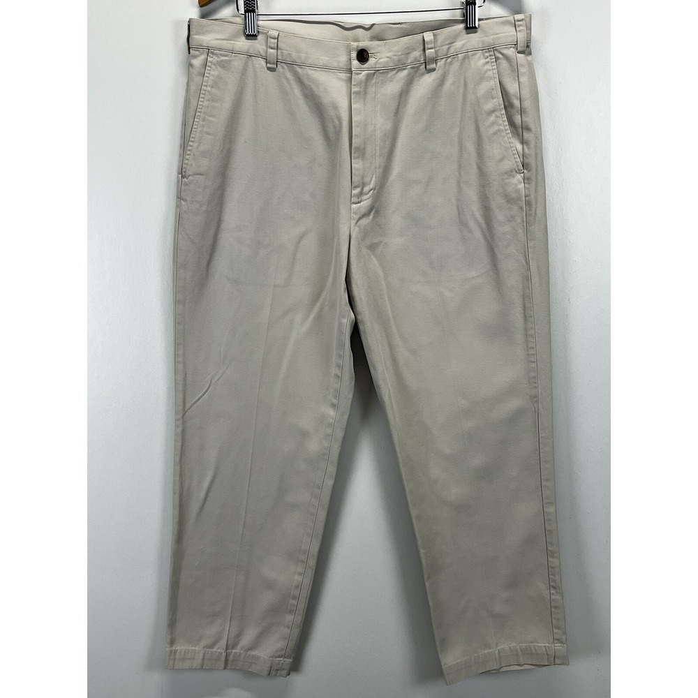 Brooks Brothers Men's Clark Chino Pants 38X30 VGUC Flat Front Preppy
